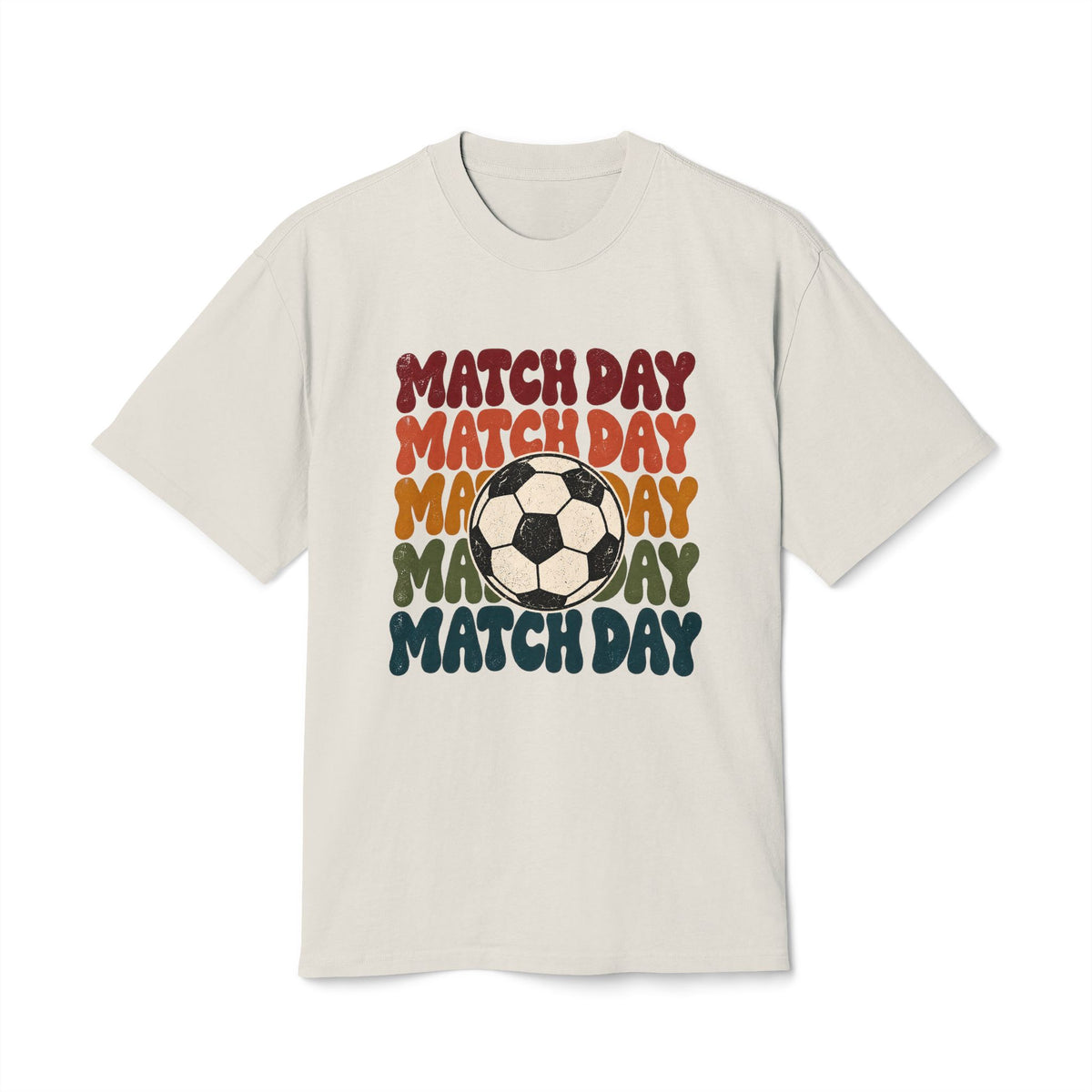 Match Day Soccer Heavy Faded Tee