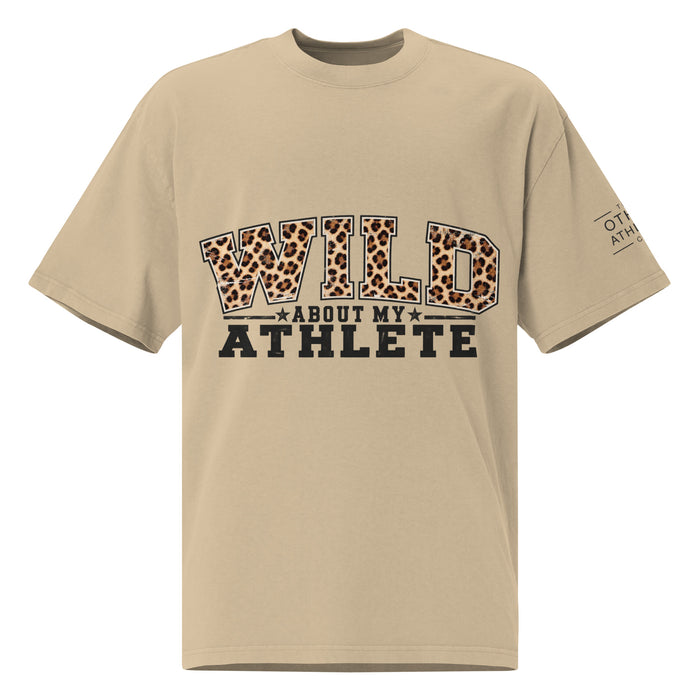 Wild About My Athlete | Oversized Faded Tee