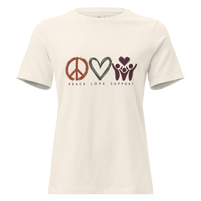Peace Love Support | Women’s Relaxed Tee